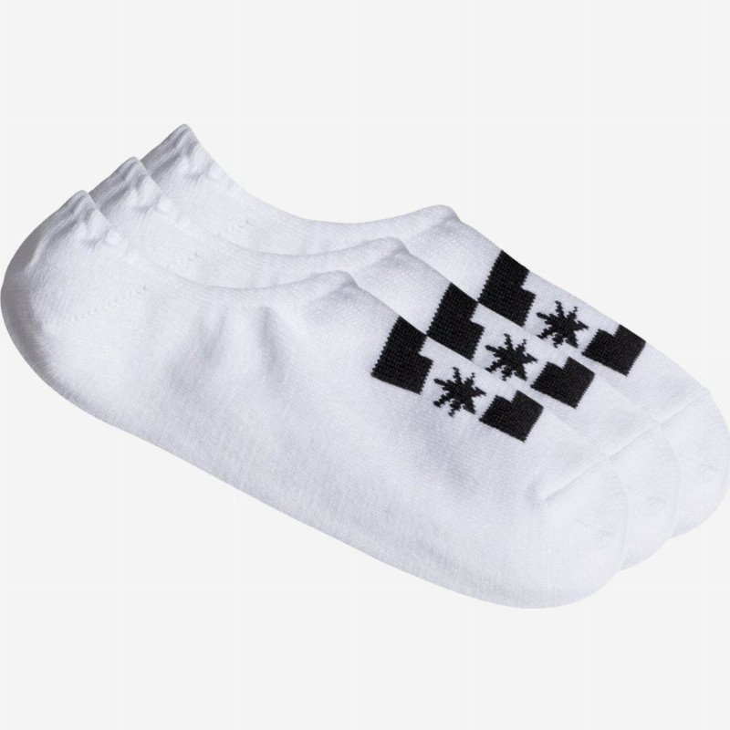 3 Pack - Liner Socks - White