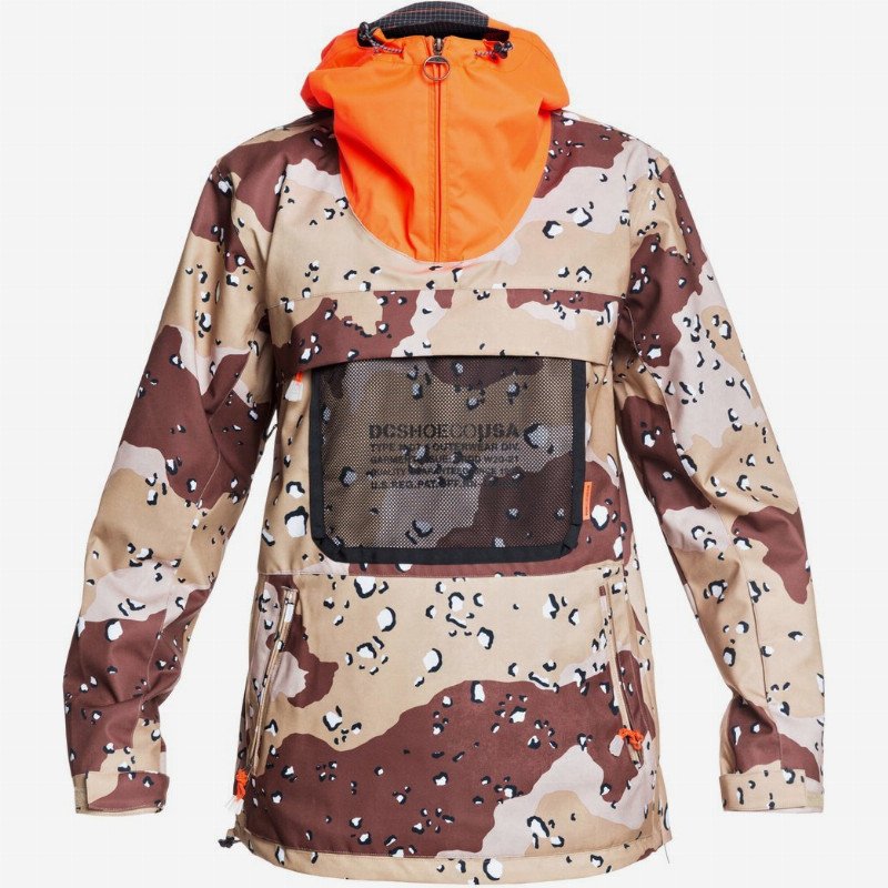 ASAP Shell Anorak Snowboard Jacket for Men - Brown