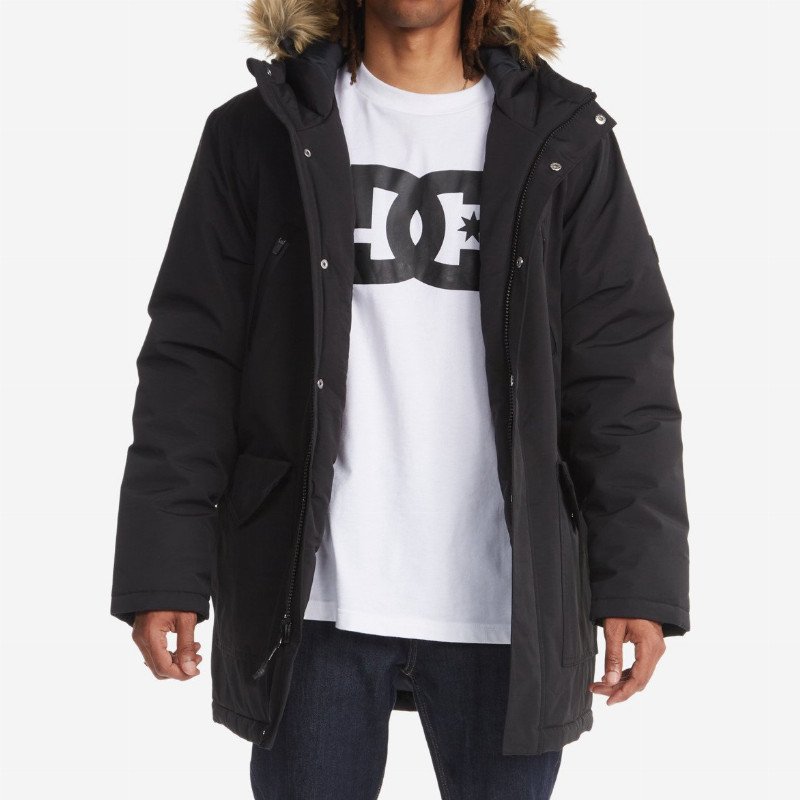 Bamberg - Water-Resistant Parka for Men - Black