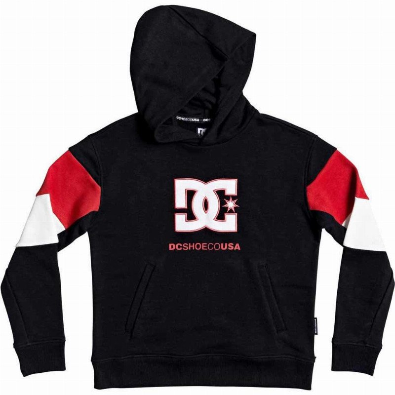 DC Boys Kirtland Pullover Hoodie - Black Boys Pullover Hoodie