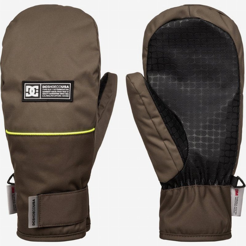 Franchise - Snowboard/Ski Mittens for Men - Black