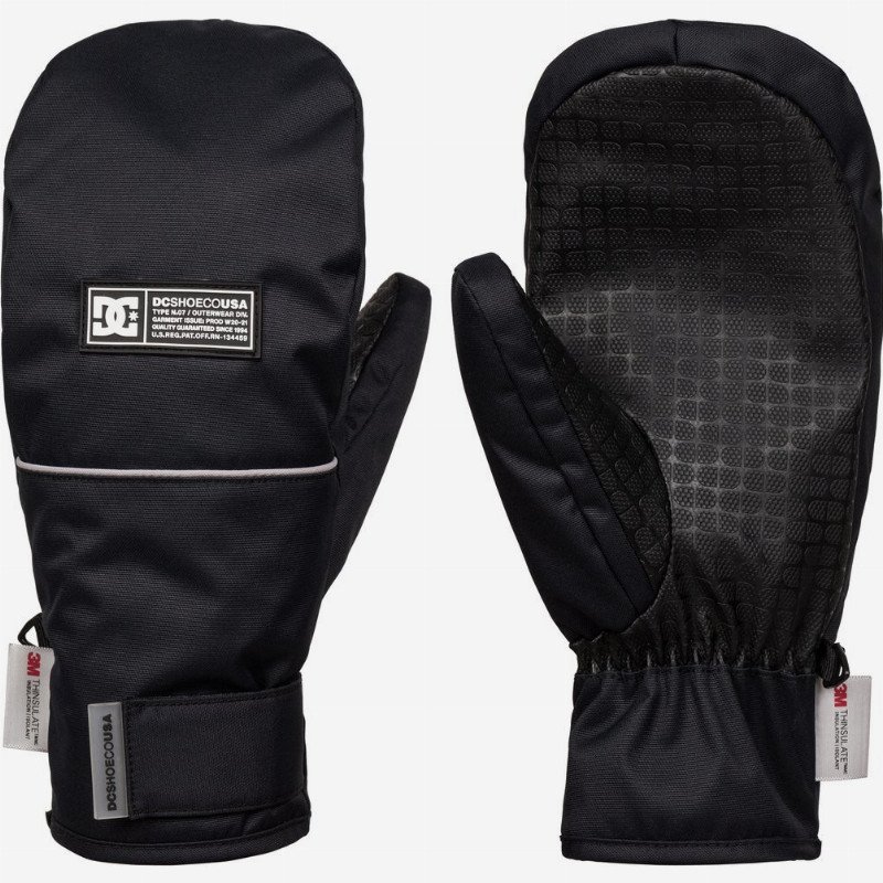 Franchise - Snowboard/Ski Mittens for Men - Black