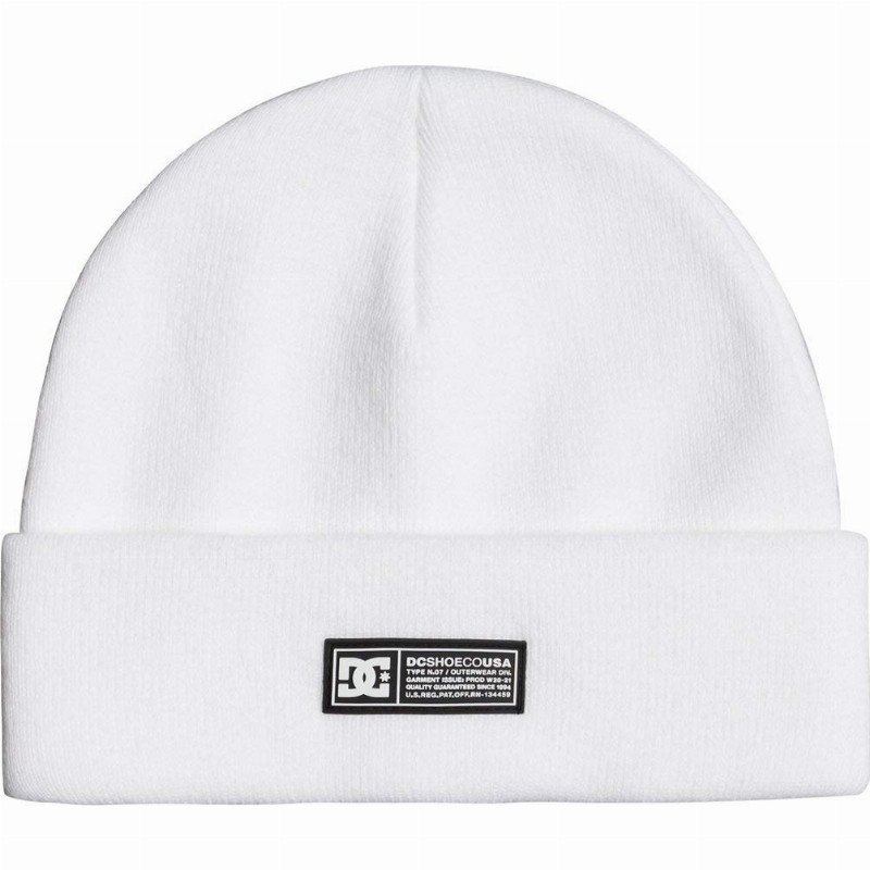 Label - Cuff Beanie - Cuff Beanie - Women - ONE SIZE - White