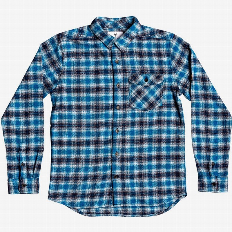 Martha - Long Sleeve Shirt for Boys 8-16 - Blue