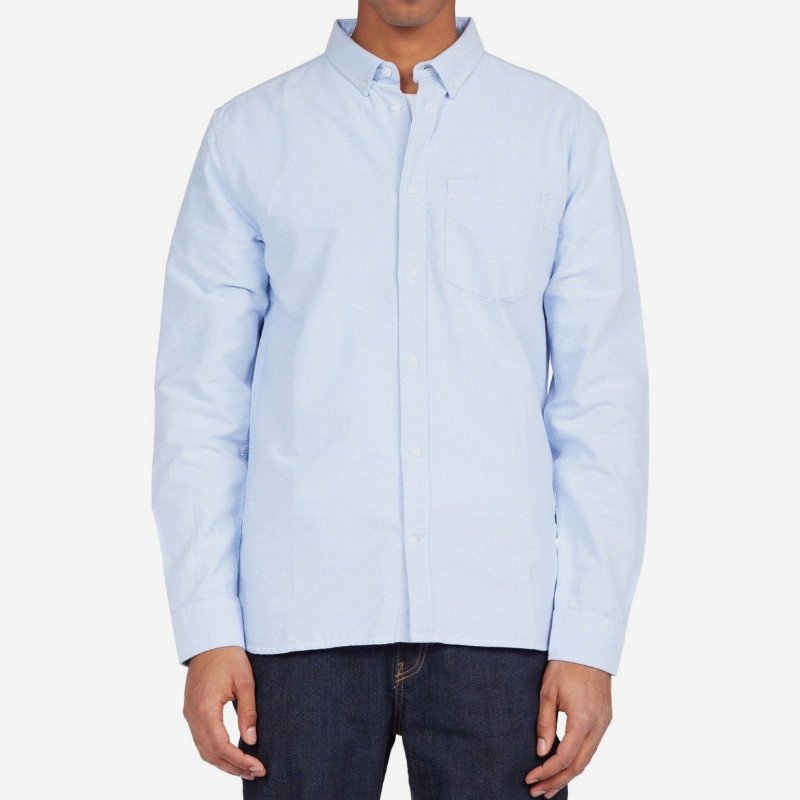 Oxford - Long Sleeve Shirt for Men - Blue