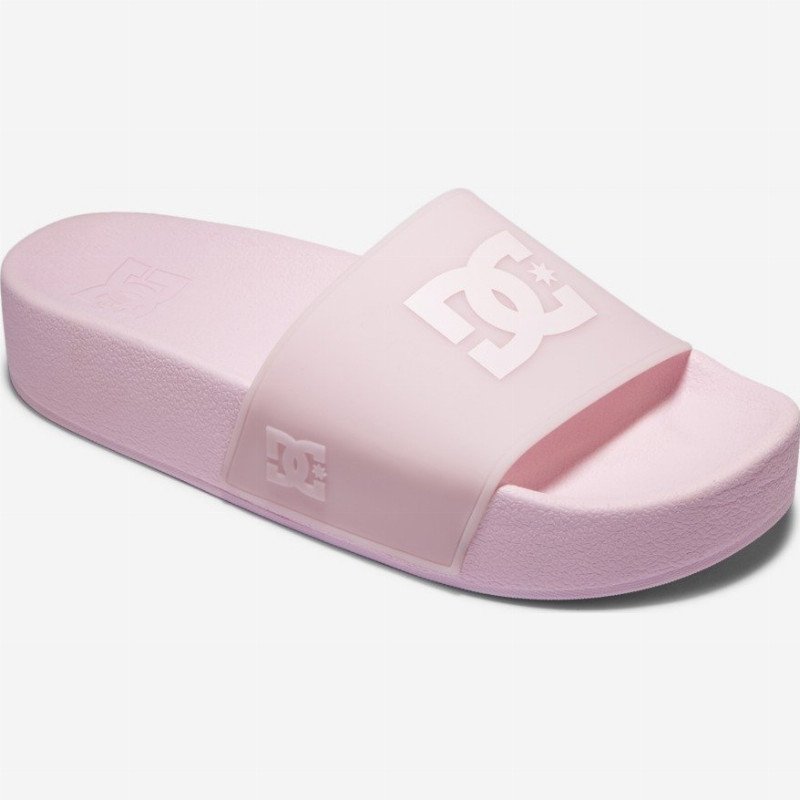 DC Slides - Platform Slides for Women - Pink
