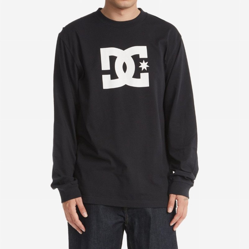 DC Star - Long Sleeve T-Shirt for Men - Black