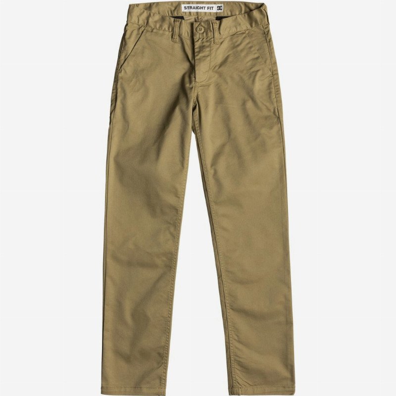 Worker - Straight Fit Chinos - Brown