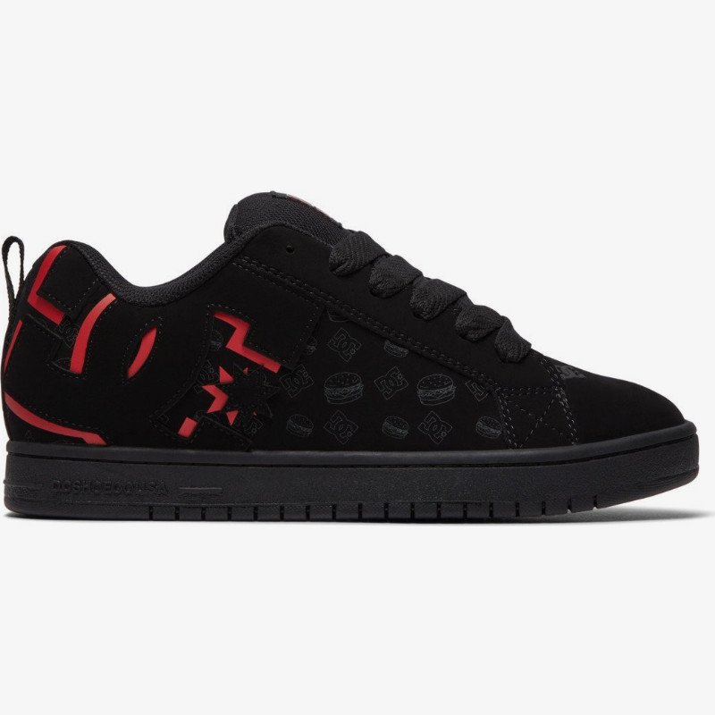 DC x Bob's Burgers Court Graffik - Leather Shoes - Black