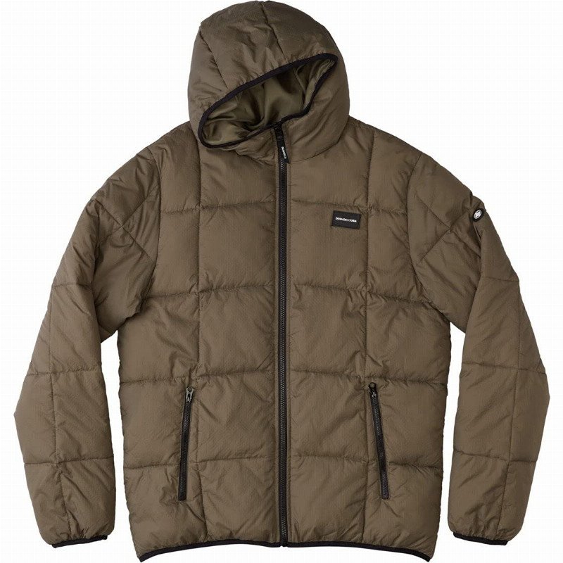 DC Young Mens Square Up Puffer Windbreaker