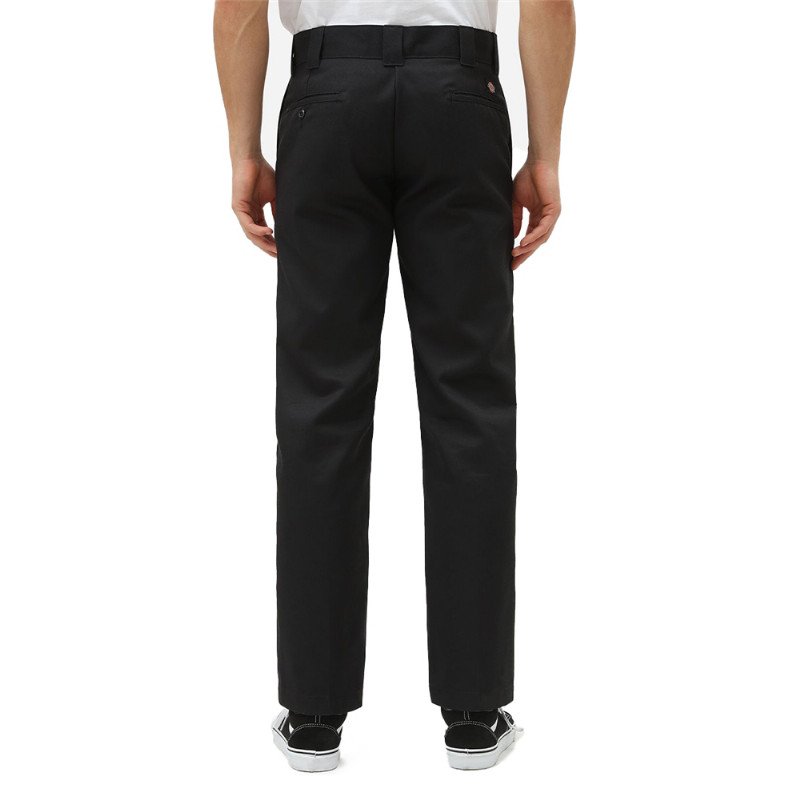 873 Slim Straight Work Trousers in Black
