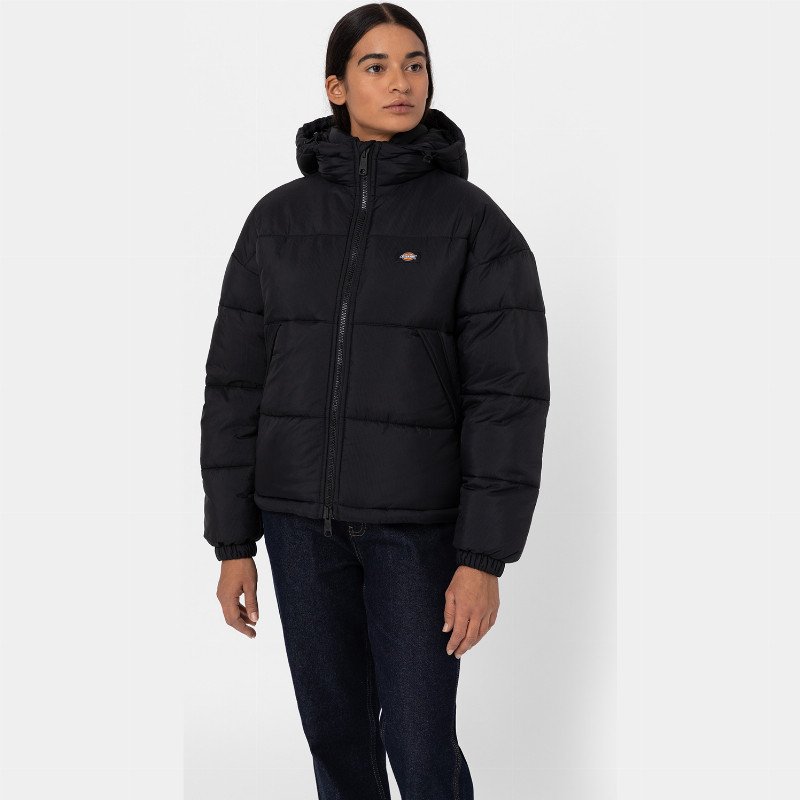 Dickies Alatna Oversized Puffer Jacket Woman Black 