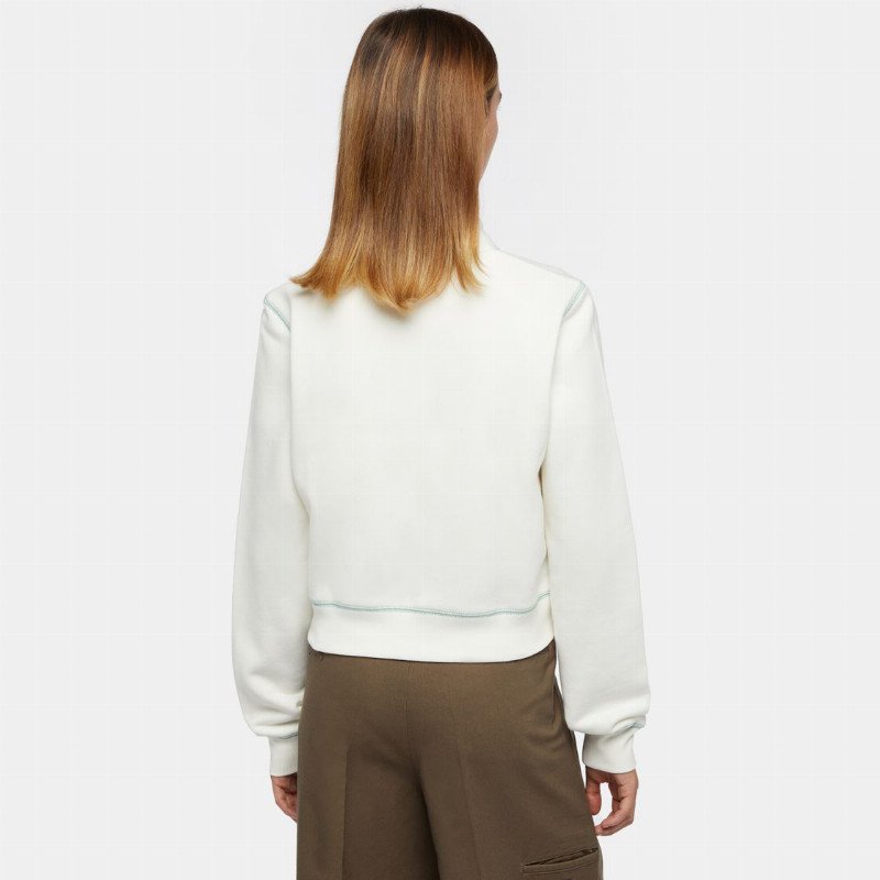 ARLEE ZIP-THROUGH SWEATSHIRT IN CLOUD