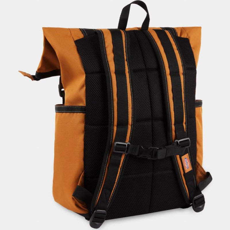 Ashville Roll Top Backpack in Brown Duck