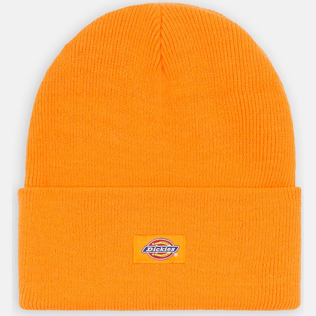 CUFFED BEANIE UNISEX NEON ORANGE