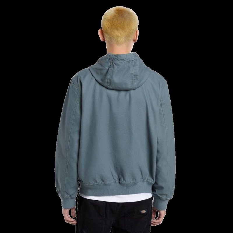 Duck Canvas Hooded Unlined Jacket in Stormy Weather