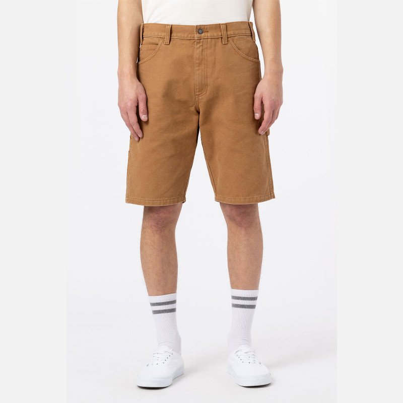 Dickies Duck Canvas Shorts Man Stone Washed Brown Duck 