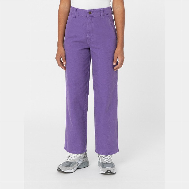 DUCK CANVAS TROUSERS WOMAN STONE WASHED IMPERIAL PALACE