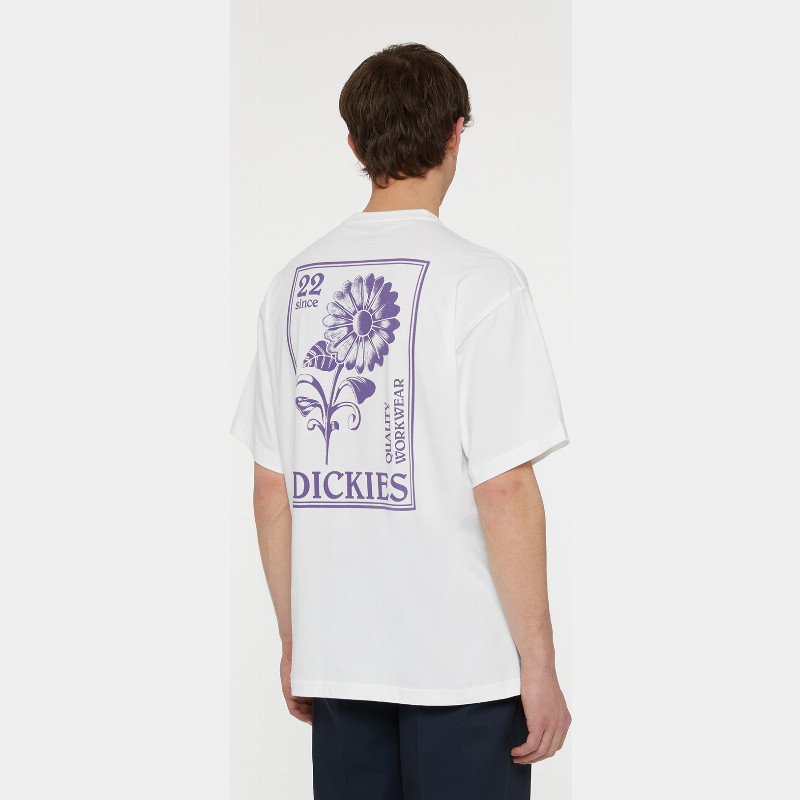 GARDEN PLAIN SHORT SLEEVE T-SHIRT MAN WHITE
