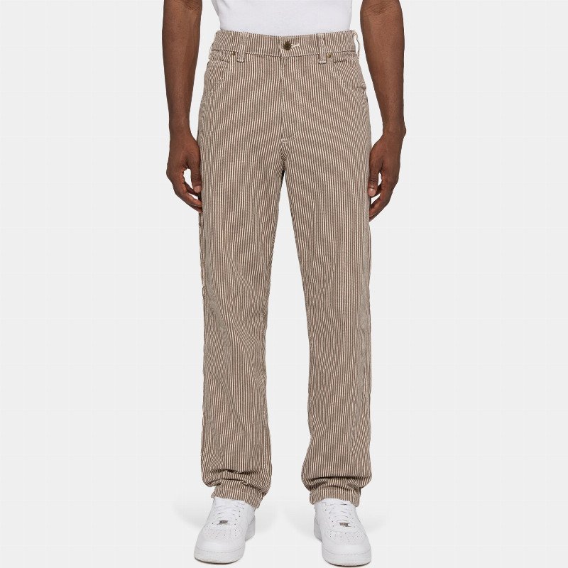 GARYVILLE HICKORY STRIPE TROUSERS MAN BROWN