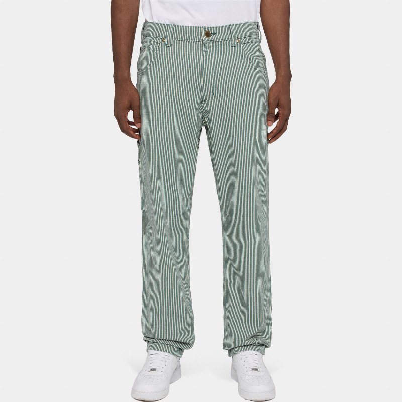 GARYVILLE HICKORY STRIPE TROUSERS MAN LINCOLN GREEN