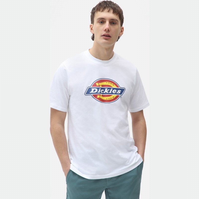 Dickies Icon Logo Short Sleeve T-Shirt Man White 