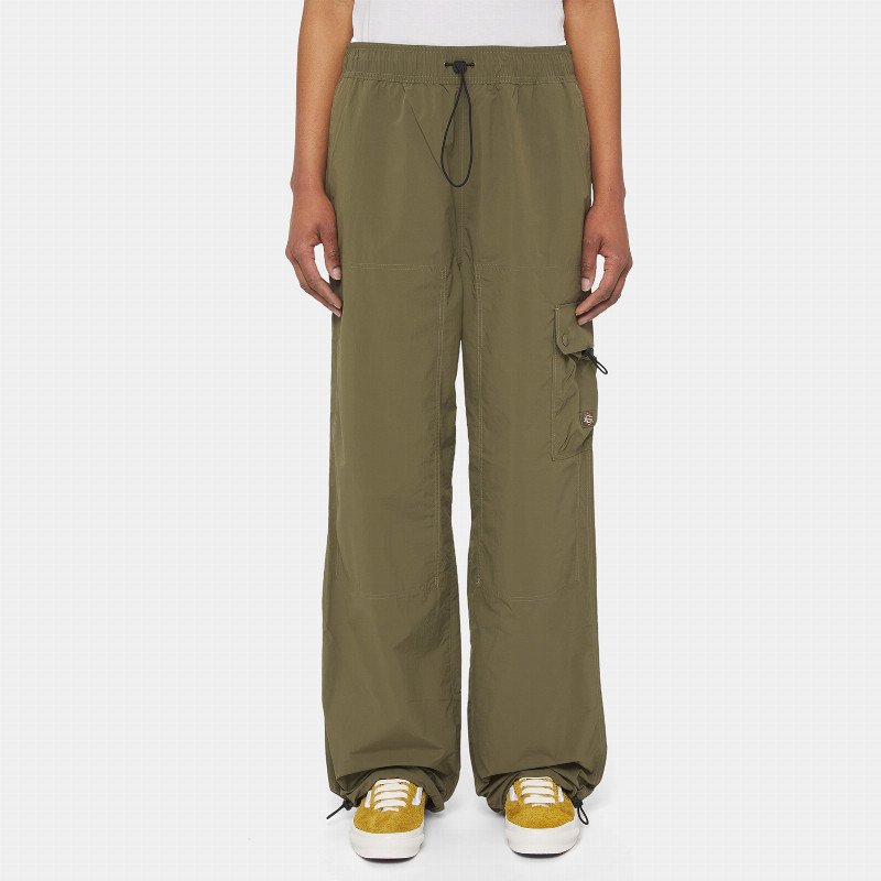 Dickies Jackson Cargo Trousers Woman Military Green 