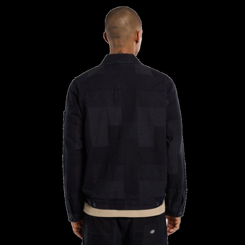 Jacquard Eisenhower Jacket in Rinsed