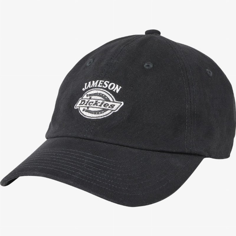 JAMESON EMBROIDERED CAP UNISEX BLACK