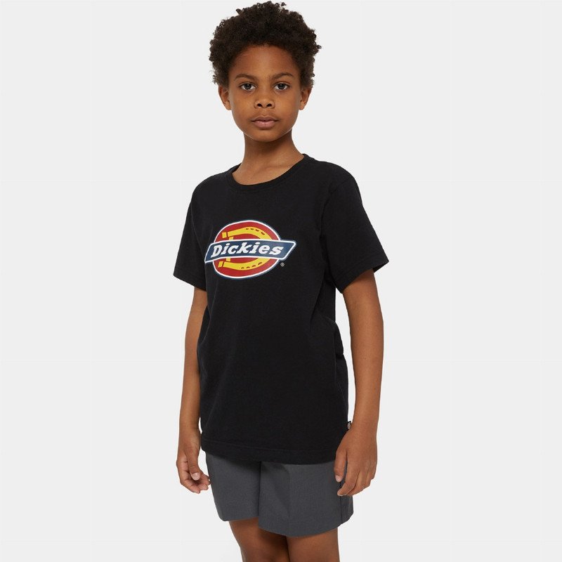 Dickies Kids' Icon Logo T-Shirt Unisex Black 