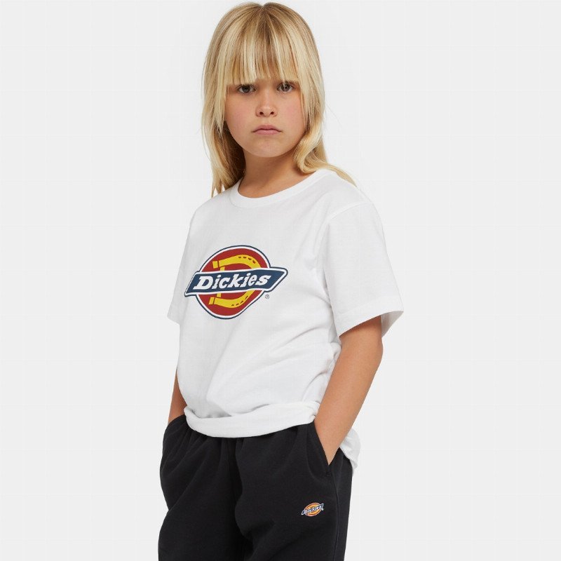 Dickies Kids' Icon Logo T-Shirt Unisex White 