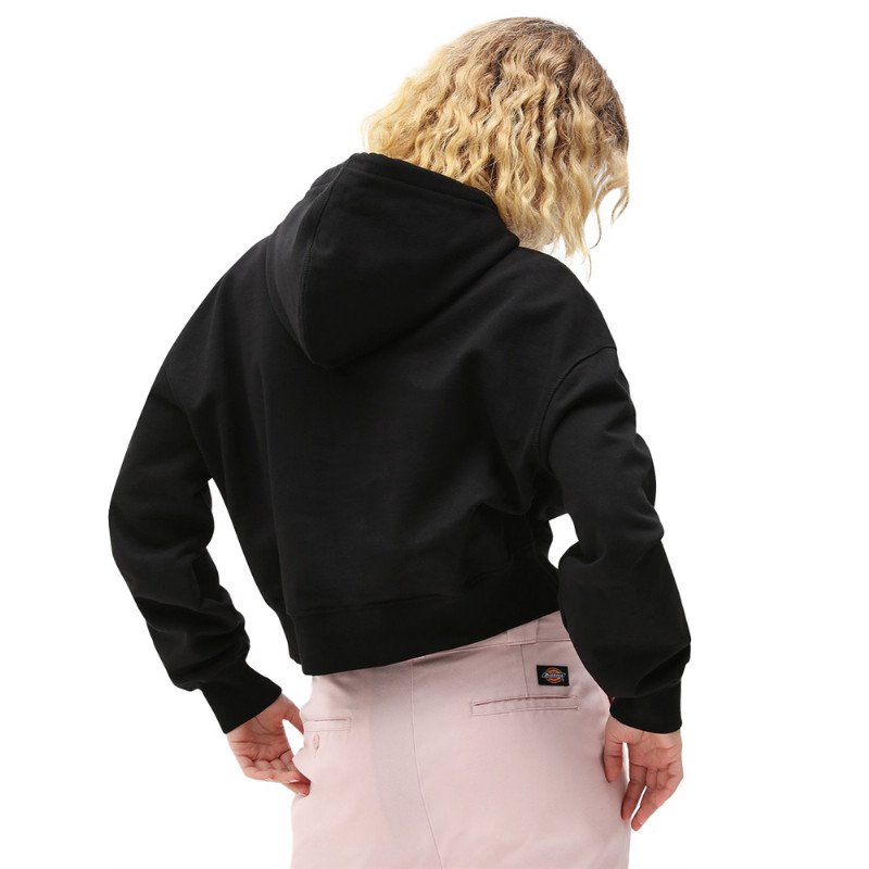 Loretto Boxy Hoodie in Black