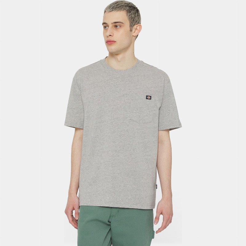 Dickies Luray Short Sleeve Pocket T-Shirt Man Grey Melange 