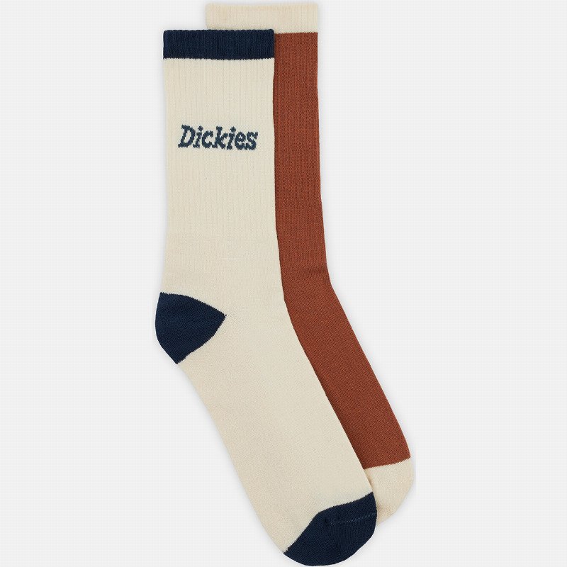 Dickies Ness City Socks Unisex Whitecap Grey 