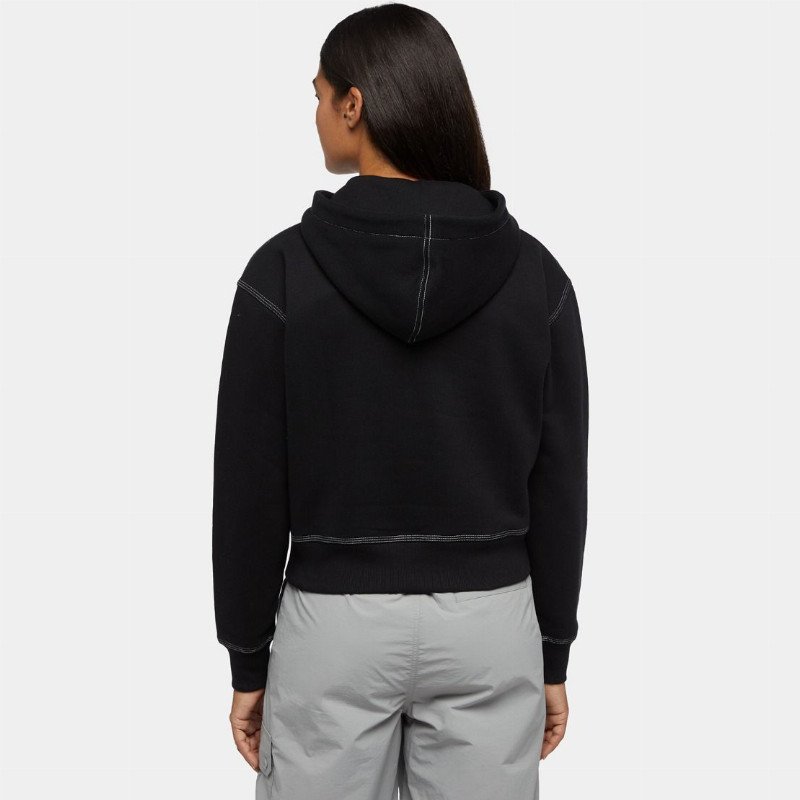 Oakport 1/4 Zip Hoodie in Black