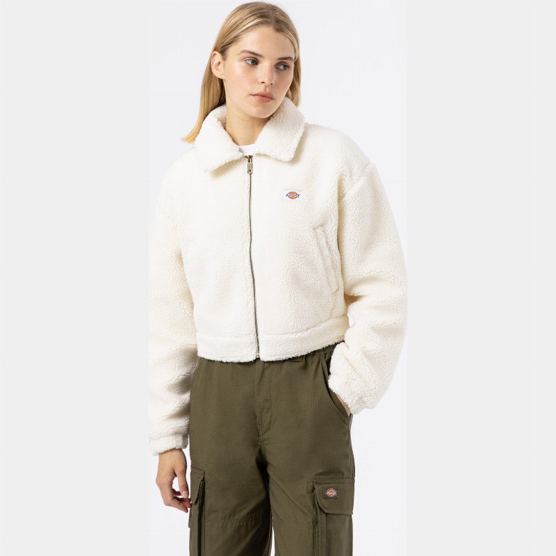PALMERDALE FLEECE JACKET WOMAN ECRU