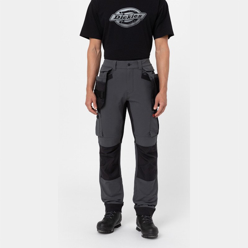 PERFORMANCE HOLSTER WORK TROUSERS MAN CHARCOAL BLACK
