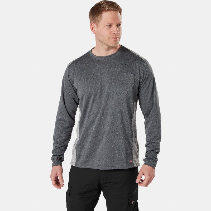 PERFORMANCE TEMP-IQ 365 T-SHIRT MAN DARK HEATHER