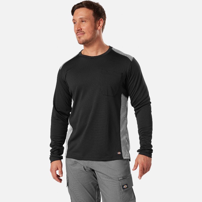 Dickies Performance Temp-IQ 365 T-Shirt Man Knit Black 