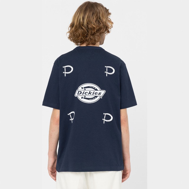 Dickies / Pop Trading T-Shirt Man Navy Blue 