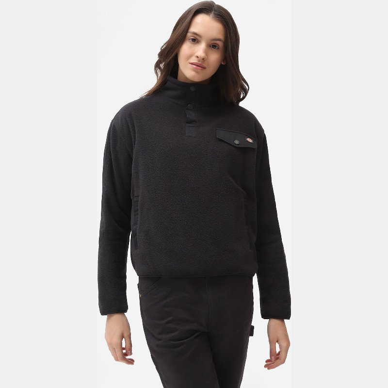 PORT ALLEN FLEECE WOMAN BLACK