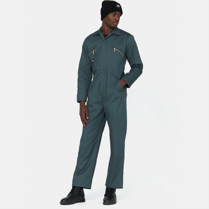 Dickies Redhawk Coverall Man Rain Forest 