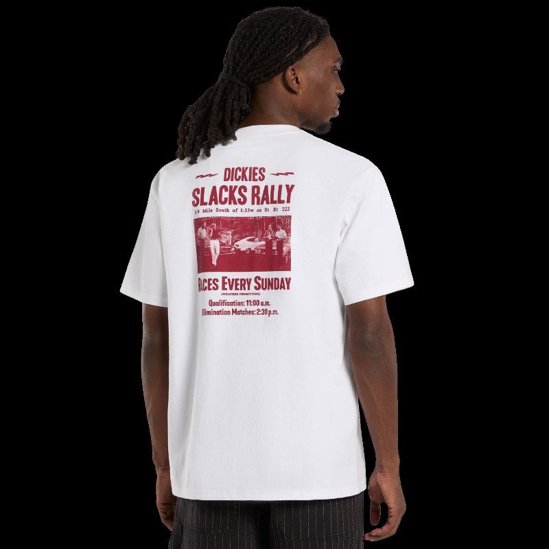 Slacks Rally T-Shirt in White