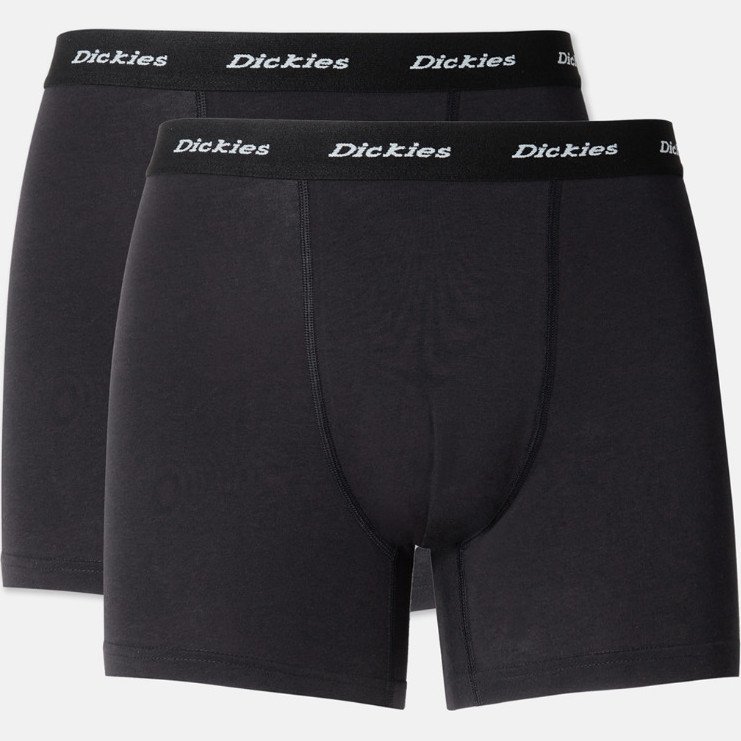 Dickies Two Pack Boxers Man Black 