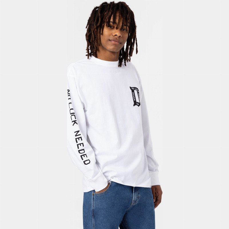 UNION SPRINGS LONG SLEEVE T-SHIRT MAN WHITE
