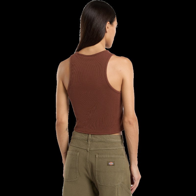 V NECK VEST IN CAPPUCCINO