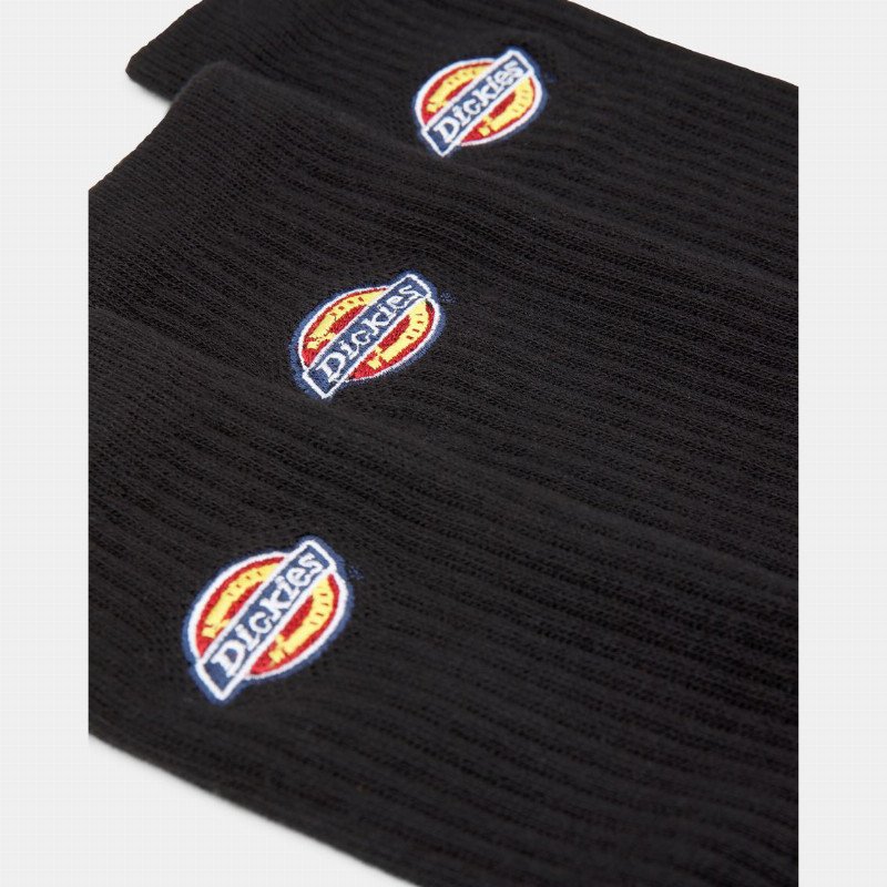 Valley Grove Socks (3 Pack) in Black
