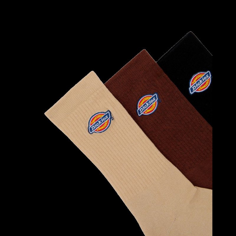 Valley Grove Socks (3 Pack) in Cappuccino