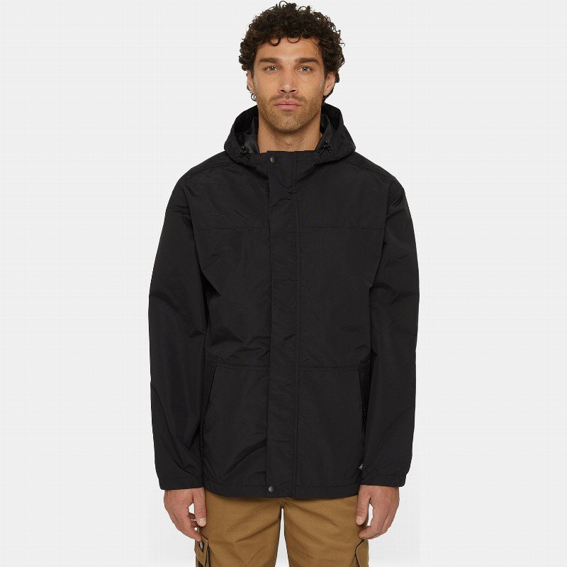 Dickies Waterproof Rain Jacket Man Black 