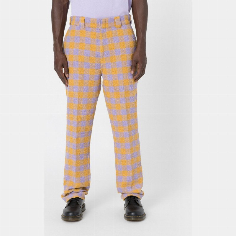 X OPENING CEREMONY TWEED 874 PANT MAN LILAC CHECK
